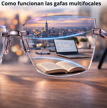 Gafas Multifocales Antifatiga con Filtro de Luz Azul
