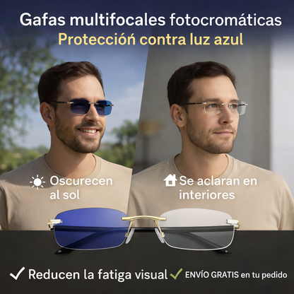 Gafas Multifocales Antifatiga con Filtro de Luz Azul